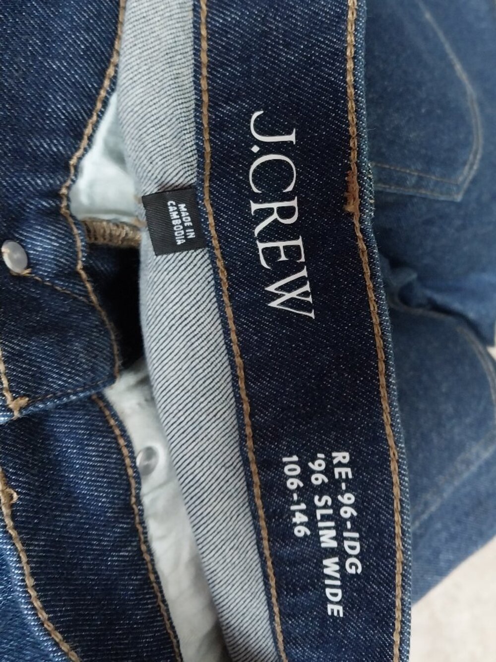 J.Crew  '96 Slim Wide 106 Jeans Size 25 Petite